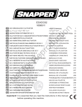 Simplicity CULTIVATOR, 82V SNAPPER XD (EU) Manual de utilizare