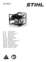 STIHL WP 600 Manual de utilizare