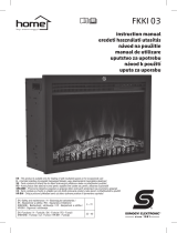 Somogyi FKKI 03 Built-in Electric Fireplace Manual de utilizare