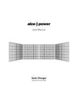 alza power APW-SC2A1D2C200 Solar Charger Manual de utilizare