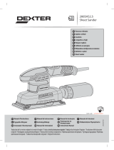 Dexter 200SHS2.5 Corded Orbital Sander Manual de utilizare