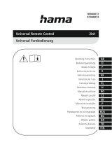 Hama 00040072 Universal Remote Control Manual de utilizare