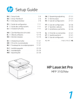 HP LaserJet Pro MFP 3102fdw Multifunctional Laser Printer Manualul utilizatorului