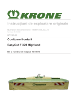 Krone BA EasyCut F 320 Alpine (MT203-30) Instrucțiuni de utilizare