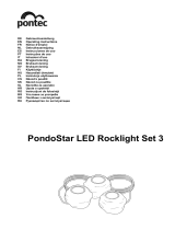 Pontec 87585 PondoStar LED Rock Light Set 3 Manual de utilizare