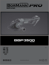 BORMANN PRO BBP3500 Cordless Angle Grinder 20v Manual de utilizare
