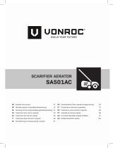 Vonroc SA501AC Scarifier Aerator Manual de utilizare