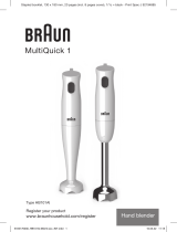 Braun MQ10.201M Tribute Collection Multi Manual de utilizare