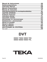 Teka DVT 98660 TBS BK Cooker Hood (Extractor hood) Manual de utilizare