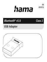 Hama 053312 Bluetooth USB Adapter Manual de utilizare