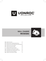 Vonroc WC503AC Wall Chaser Manual de utilizare