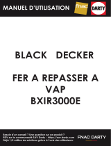 BLACK DECKER BXIR3000E Steam Iron 3000 Ceramic Black Manual de utilizare
