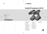 Bosch EasyDrill 18V-40 Cordless Drill or Driver Manual de utilizare