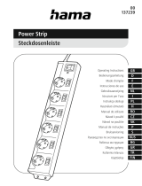 Hama 00137239 Power Strip Manual de utilizare