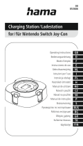 Hama 00053686 4 Way Charging Station for Nintendo Switch Joy Con Manual de utilizare