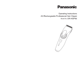 Panasonic ERHGP65 Instrucțiuni de utilizare