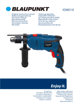 Blaupunkt ID8010 Impact Drill Machine Manual de utilizare