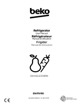 Beko GN141632ZXBRN Fridge Freezer Manual de utilizare