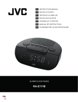 JVC RA-E111B Alarm Clock Radio Manual de utilizare