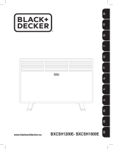 BLACK DECKER BXCSH1200E Convector Manual de utilizare