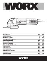 Worx WX713 Angle Grinder Manual de utilizare