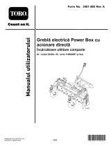 Toro Power Box Rake Manual de utilizare