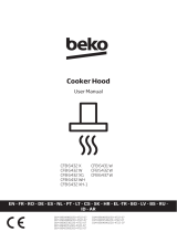 Beko CFB 6432 W Cooker Hood Manual de utilizare