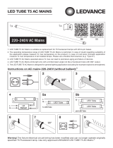 Ledvance LED Tube T5 AC Mains Light Manual de utilizare