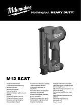 Milwaukee M12 BCST Sub Compact Cable Stapler Manual de utilizare