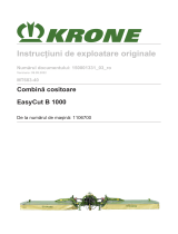 Krone BA EasyCut B 1000 (MT603-40) Instrucțiuni de utilizare