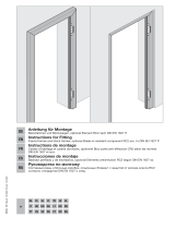 Hormann 1627 Blind Frame Block Frames Stand Instrucțiuni de utilizare