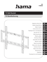 Hama 00 118068 TV Wall Bracket Manual de utilizare