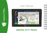Navitel E777 Truck Drivers GPS Manualul utilizatorului