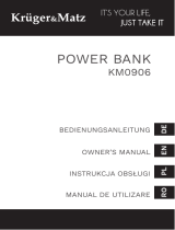 Kruger&Matz Power bank 20 000 mAh Manual de utilizare