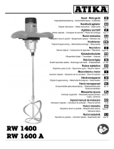 ATIKA RW 1400 Instrucțiuni de utilizare