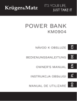 Kruger&Matz Power bank 10 000 mAh with fast charging Manual de utilizare