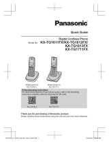 Panasonic KXTG1611FX Instrucțiuni de utilizare