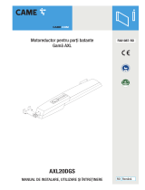 CAME FASCICOLO AXL20DGS NL A5 Manualul proprietarului