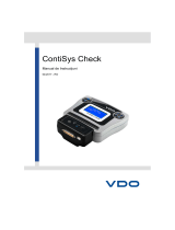 VDO ContiSys Check / ContiSys Check TPMS Instrucțiuni de utilizare
