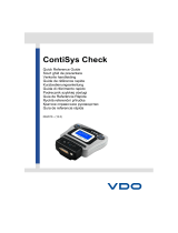 VDO ContiSys Check Ghid de inițiere rapidă
