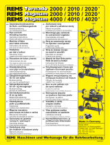 REMS Tornado 2" Automatic Threading Machine Manual de utilizare