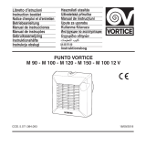 Vortice PUNTO M 100 12 V Manual de utilizare