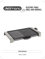 Delimano JOY ELECTRIC TABLE GRILL AND GRIDDLE Manual de utilizare