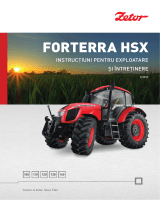 Zetor FORTERRA HSX 2015 Manual de utilizare