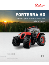 Zetor FORTERRA HD 2015 Manual de utilizare