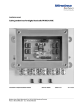 Minebea Intec Cable junction box for digital load cells PR 6024/68S Manualul proprietarului