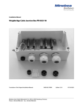 Minebea Intec Weighbridge Cable Junction Box PR 6021/18 Manualul proprietarului