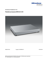 Minebea Intec ISFEG-64-S/CE Piattaforma di pesata Manualul proprietarului