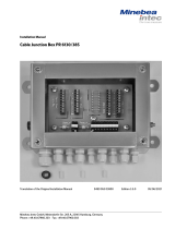 Minebea Intec Cable Junction Box PR 6130/38S Manualul proprietarului