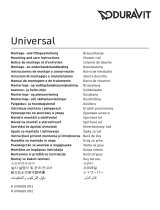 Duravit UV0600004 Mounting Instruction